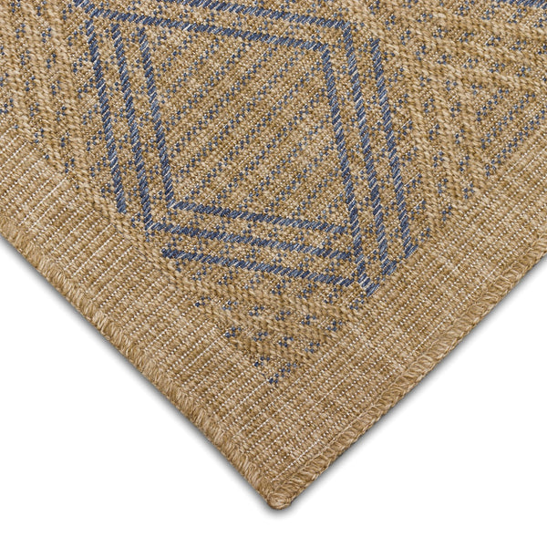 Trans Ocean Liora Manne Sahara Links Indoor/Outdoor Area Rug – Stylish Geometric Design For Versatile Spaces Navy Polypropylene,Polyester Sahr8718633