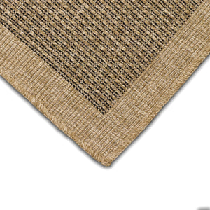 Trans Ocean Liora Manne Sahara Texture Border Indoor/Outdoor Area Rug - Elegant, Versatile Design For Any Space Natural Polypropylene,Polyester Sahr8719012