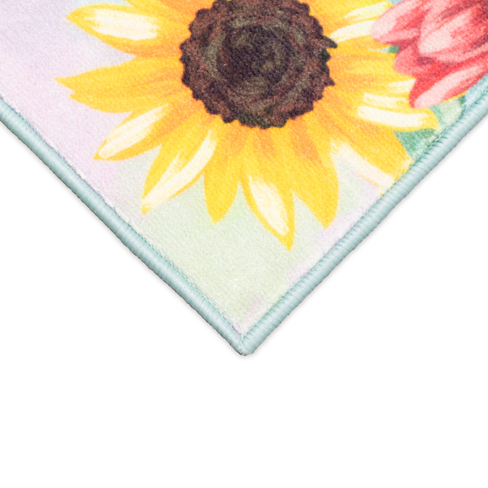 Trans Ocean Liora Manne Siena Indoor Printed Non-slip Mat – Vibrant Floral Garden Design For Stylish Decor Multi Nylon Sei23513044