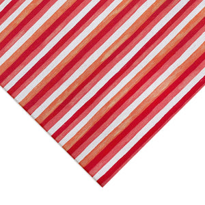 Trans Ocean Liora Manne Visions Ii Handmade Area Rug - Contemporary Painted Stripes For Indoor/Outdoor Use Red Polyester Vcfr8431324