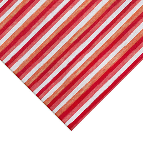 Trans Ocean Liora Manne Visions Ii Handmade Area Rug - Contemporary Painted Stripes For Indoor/Outdoor Use Red Polyester Vcfr8431324