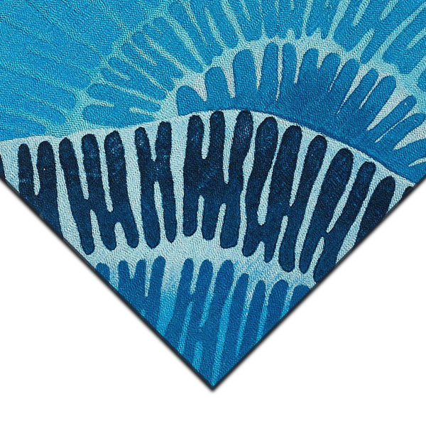 Trans Ocean Liora Manne Visions Iv Cirque Indoor/Outdoor Pillow - Vibrant Botanical Art For Stylish Spaces Blue Polyester Vgh23430204