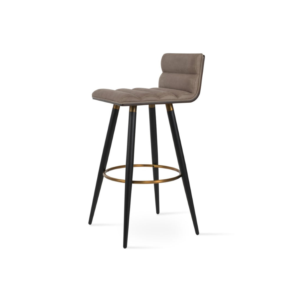Soho Concept Corona Ana Comfort Barstools & Counterstools: Plywood Seats, Luxurious Camira Upholstery, 10-year Guarantee Walnut  Soho-concept-dining-chair-10906