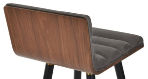 Soho Concept Corona Ana Comfort Barstools & Counterstools: Plywood Seats, Luxurious Camira Upholstery, 10-year Guarantee Black,Walnut,Grey  Soho-concept-dining-chair-07592