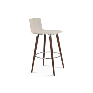 Soho Concept Corona Ana Barstools & Counterstools - Luxurious Upholstered Fabrics, Stylish Metal Legs & 10-year Guarantee Walnut,Chrome,White  Soho-concept-dining-chair-10904
