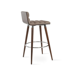 Soho Concept Corona Ana Comfort Barstools & Counterstools: Plywood Seats, Luxurious Camira Upholstery, 10-year Guarantee Walnut  Soho-concept-dining-chair-10906