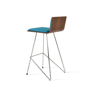 Soho Concept Corona Cat - Stylish Barstools With Plywood Seat & Luxurious Upholstery For Ultimate Comfort Chrome,Turquoise  Soho-concept-dining-chair-07621