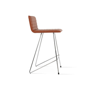 Soho Concept Corona Cat-wire Barstools & Counterstools - Stylish Leatherette Upholstery With 2-year Guarantee Chrome  Soho-concept-dining-chair-10947