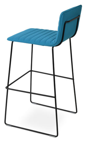 Soho Concept Corona Barstools & Counterstools - Stylish Wire Back Design, Plush Upholstery, 10-year Guarantee! Black,Turquoise  Soho-concept-dining-chair-10970