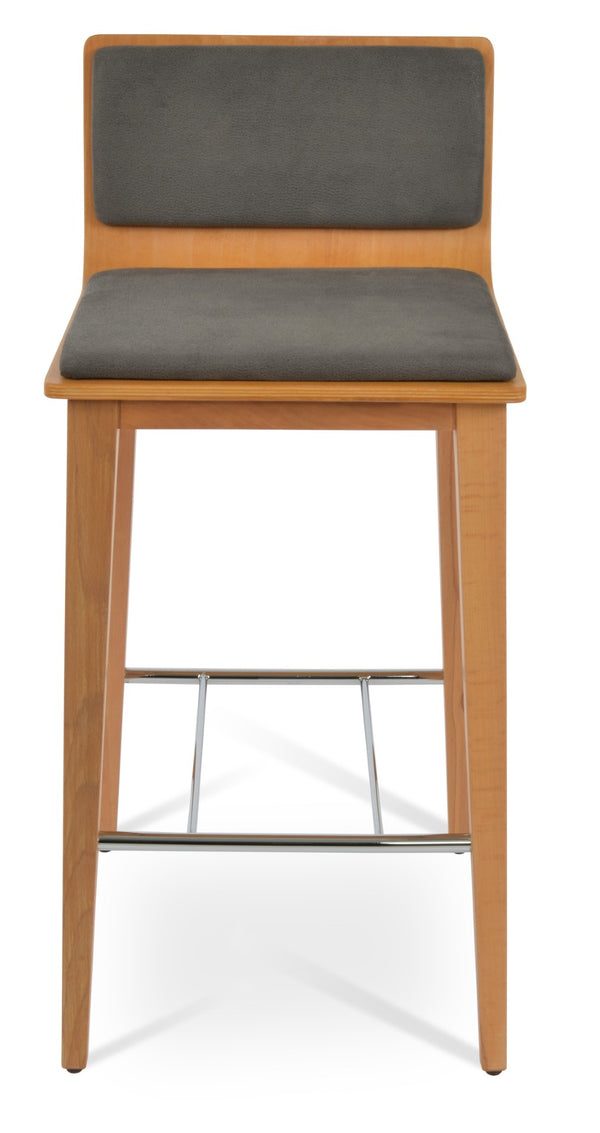 Soho Concept Corona Wood Barstools & Counterstools With Removable Camira Fabric Pads - 10-year Guarantee! Natural,Grey  Soho-concept-dining-chair-10926