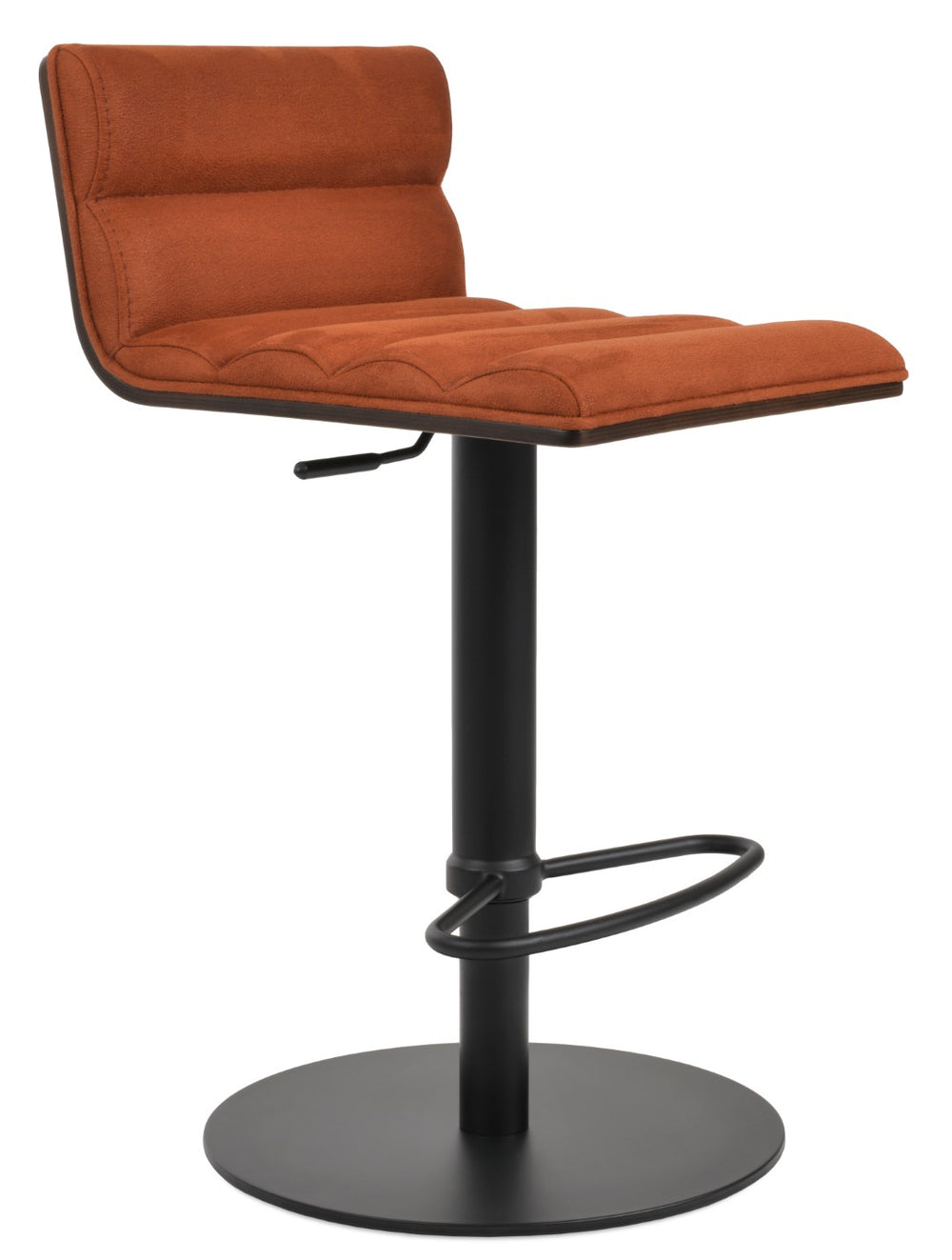 Soho Concept Corona Wood Comfort Barstools & Counterstools - Plywood Seat, Plush Upholstery, 10-year Warranty Black,Walnut  Soho-concept-dining-chair-10929