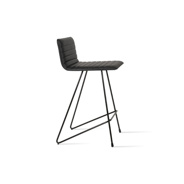 Soho Concept Corona Cat-wire Barstools & Counterstools - Stylish Leatherette Upholstery With 2-year Guarantee Black  Soho-concept-dining-chair-11007