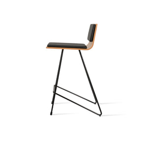 Soho Concept Corona Cat Barstools & Counterstools With Stylish Plywood Seats & Removable Leatherette Cushions Black,Natural  Soho-concept-dining-chair-11004