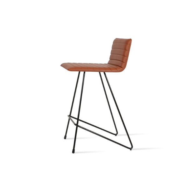 Soho Concept Corona Cat-wire Barstools & Counterstools - Stylish Leatherette Upholstery With 2-year Guarantee Black  Soho-concept-dining-chair-11001