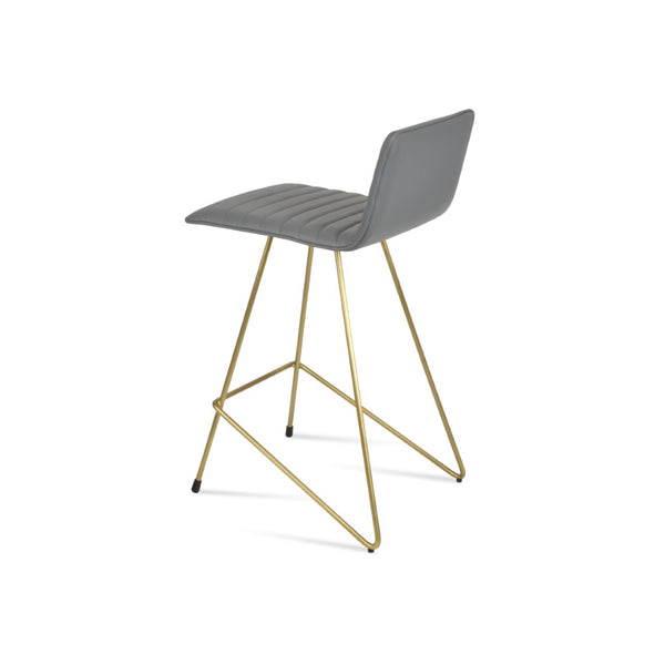 Soho Concept Corona Cat-wire Barstools & Counterstools - Stylish Leatherette Upholstery With 2-year Guarantee Brass,Grey  Soho-concept-dining-chair-11017