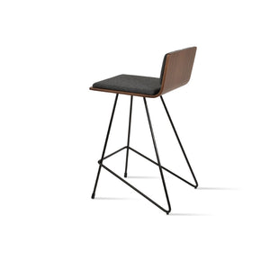 Soho Concept Corona Cat Barstools & Counterstools - Stylish Plywood Seats With Removable Camira Blazer Pads Brass,Walnut,Dark Grey  Soho-concept-dining-chair-11013