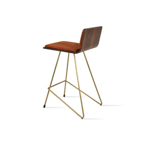Soho Concept Corona Cat Barstools & Counterstools - Stylish Plywood Seats With Removable Camira Blazer Pads Brass,Walnut  Soho-concept-dining-chair-11009