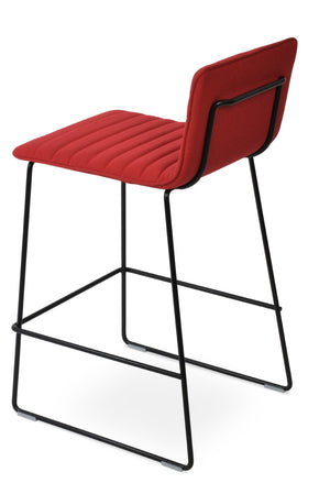 Soho Concept Corona Barstools & Counterstools - Stylish Wire Back Design, Plush Upholstery, 10-year Guarantee! Black,Red  Soho-concept-dining-chair-11033