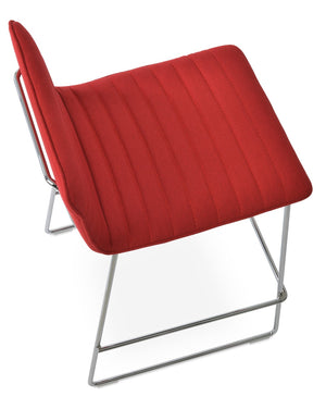 Soho Concept Corona Barstools & Counterstools - Stylish Wire Back Design, Plush Upholstery, 10-year Guarantee! Chrome,Red  Soho-concept-dining-chair-07637