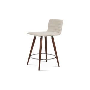 Soho Concept Corona Dr. Wood Barstools & Counterstools - Luxury Upholstered Fabrics, Durable Wood, 10-year Guarantee Walnut,Chrome,White  Soho-concept-dining-chair-11060