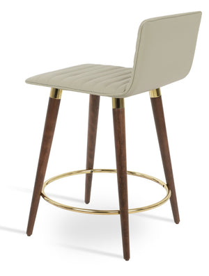 Soho Concept Corona Dr. Upholstered Barstools & Counterstools - Soft Light Grey Leatherette, 2-year Warranty! Light Grey  Soho-concept-dining-chair-11068