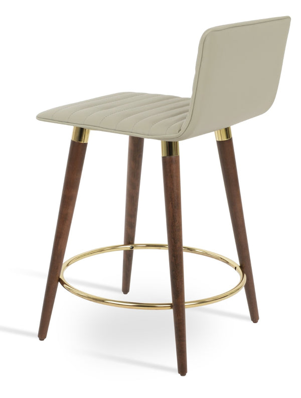 Soho Concept Corona Dr. Upholstered Barstools & Counterstools - Soft Light Grey Leatherette, 2-year Warranty! Light Grey  Soho-concept-dining-chair-11068