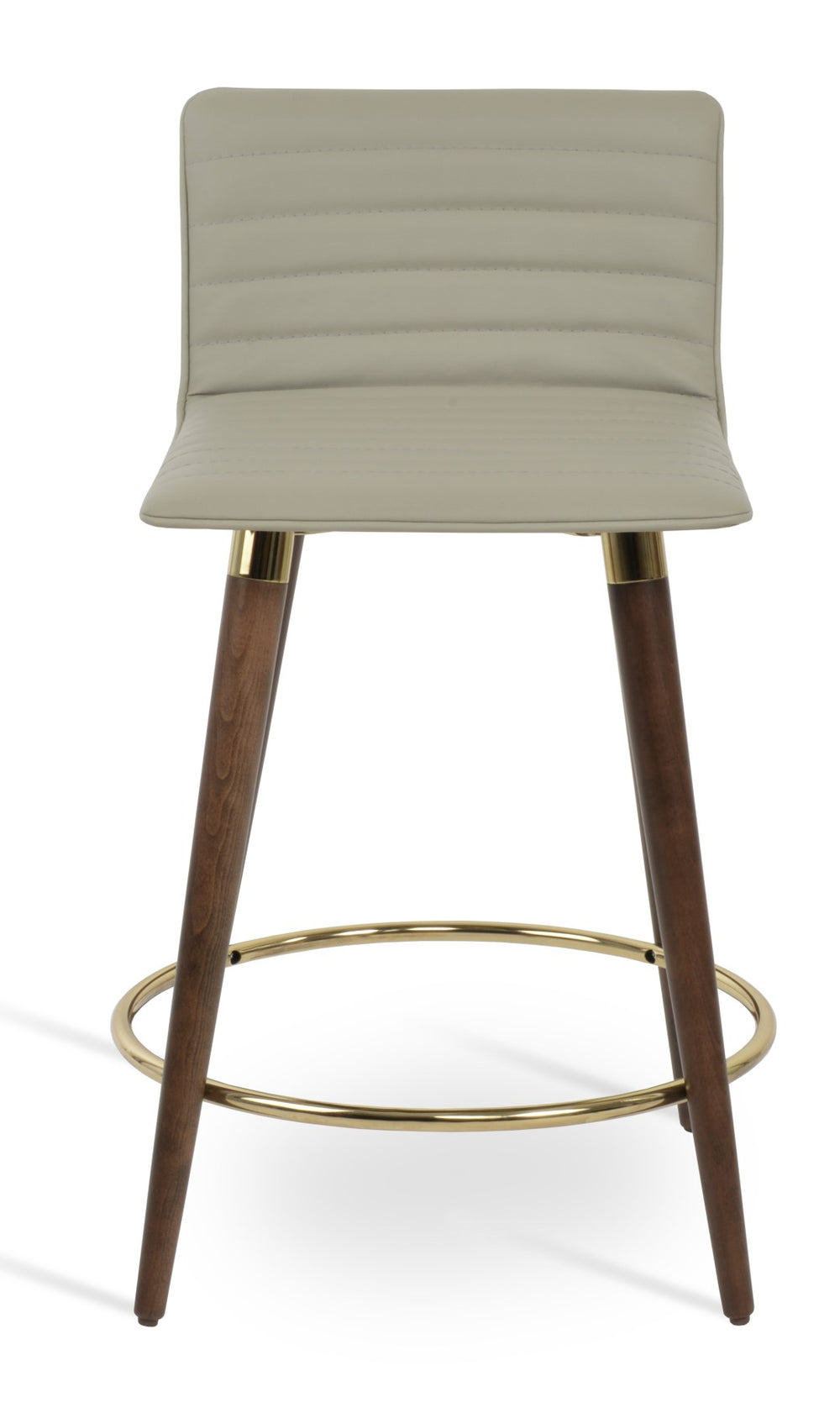 Soho Concept Corona Dr. Upholstered Barstools & Counterstools - Soft Light Grey Leatherette, 2-year Warranty! Natural  Soho-concept-dining-chair-11057