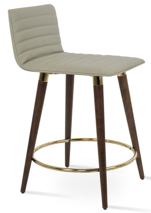 Soho Concept Corona Dr. Upholstered Barstools & Counterstools - Soft Light Grey Leatherette, 2-year Warranty! Light Grey  Soho-concept-dining-chair-06647
