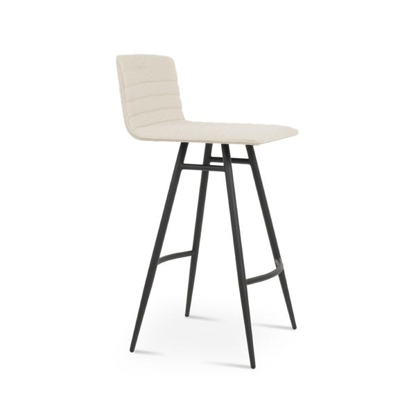Soho Concept Corona Galata Full Upholstery Barstools & Counterstools - Luxurious Fabrics, 10-year Guarantee! Black,White Steel Tubular Legs Soho-concept-dining-chair-11079