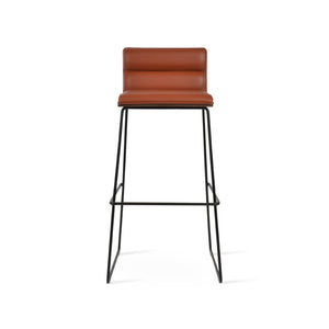 Soho Concept Corona Wire-back Barstools & Counterstools With Plywood Seat, Soft Leatherette, Stylish & Durable Black,Walnut  Soho-concept-dining-chair-11090
