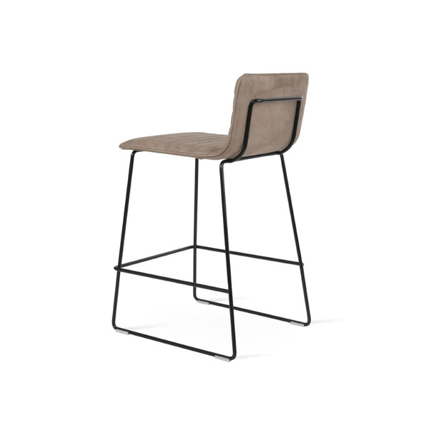 Soho Concept Corona Barstools & Counterstools - Stylish Wire Back Design, Plush Upholstery, 10-year Guarantee! Black  Soho-concept-dining-chair-11091