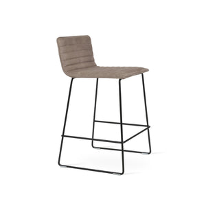 Soho Concept Corona Barstools & Counterstools - Stylish Wire Back Design, Plush Upholstery, 10-year Guarantee! Black  Soho-concept-dining-chair-07663