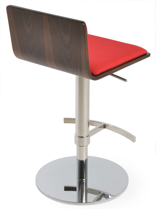 Soho Concept Corona Piston Barstools & Counterstools - Stylish Adjustable Heights, Durable Upholstery & 10-year Guarantee Red  Soho-concept-dining-chair-11105