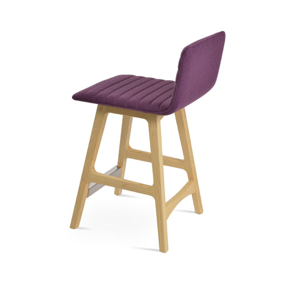 Soho Concept Corona Pr- Wood Barstools & Counterstools - Luxurious Camira Blazer Wool, 10-year Guarantee, Stylish! Natural,Ash  Soho-concept-dining-chair-11123