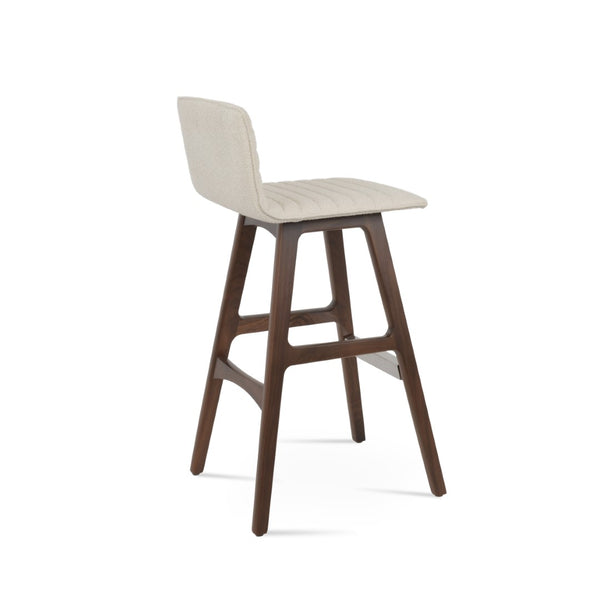 Soho Concept Corona Pr- Stylish Barstools & Counterstools With Luxurious Upholstery And Solid Wood Bases, Turquoise Walnut,White  Soho-concept-dining-chair-11124