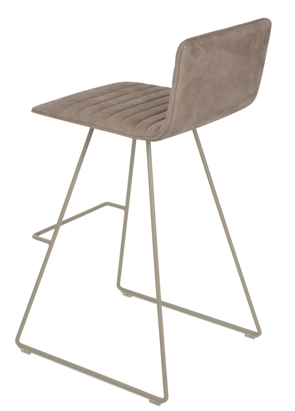 Soho Concept Corona Upholstered Barstools & Counterstools - Stylish Seating In Durable Fabrics With 10-year Guarantee Seat Full Upholstery Nubuck Fabric Smoke Coffee  Soho-concept-dining-chair-11152
