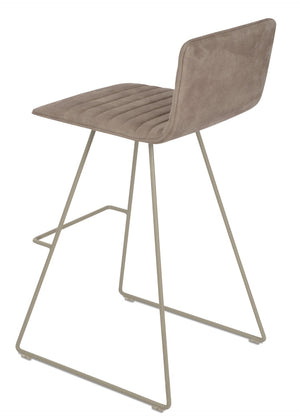 Soho Concept Corona Upholstered Barstools & Counterstools - Stylish Seating In Durable Fabrics With 10-year Guarantee Seat Full Upholstery Nubuck Fabric Smoke Coffee  Soho-concept-dining-chair-11152