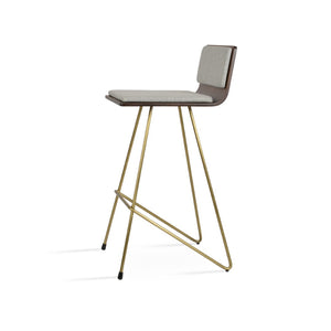 Soho Concept Corona Cat Barstools & Counterstools - Stylish Plywood Seats With Removable Camira Blazer Pads Brass,Walnut,Silver  Soho-concept-dining-chair-10822
