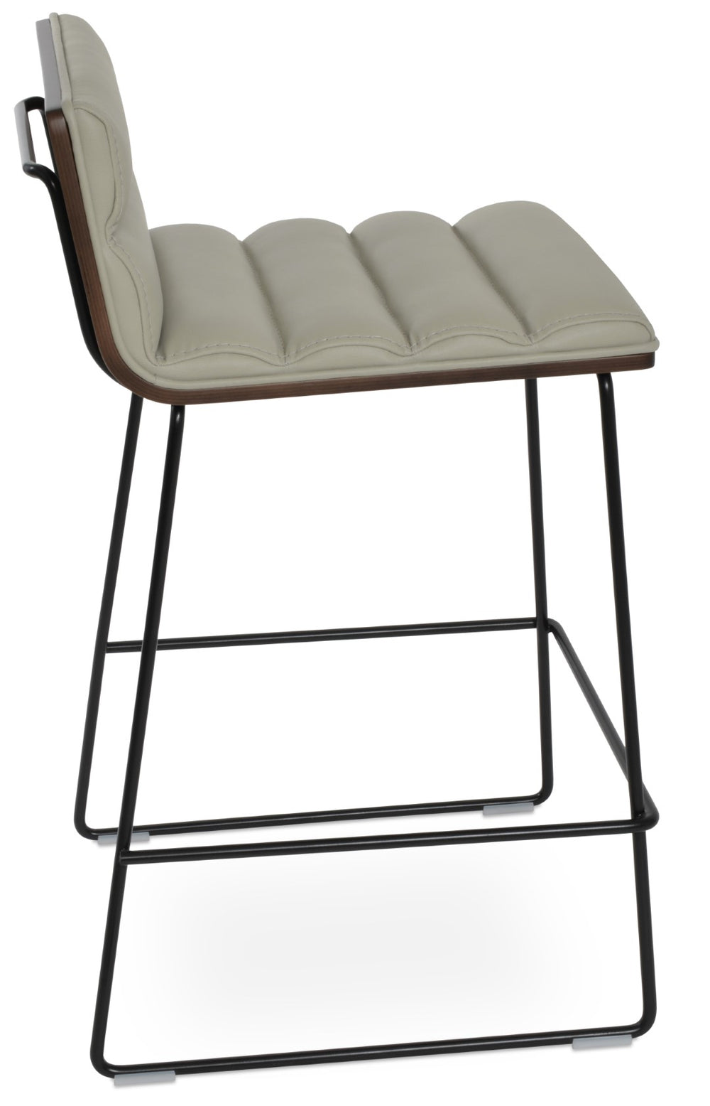 Soho Concept Corona Comfort Barstools & Counterstools - Stylish Leatherette Upholstery & Durable Metal Frames Light Grey,Red Steel Tubular Legs Soho-concept-dining-chair-07546