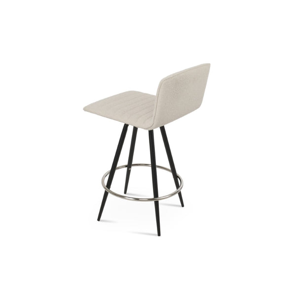 Soho Concept Corona Max Swivel Barstools & Counterstools With Stylish Camira Era Fabric – 10-year Guarantee! Black,White Steel Tubular Legs Black ,S.Steel ,Walnut Finish,Brass Soho-concept-dining-chair-07558
