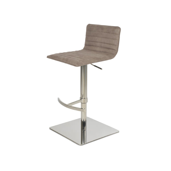 Soho Concept Corona Piston Barstools & Counterstools - Stylish Adjustable Heights, Durable Upholstery & 10-year Guarantee Chrome  Soho-concept-dining-chair-10859