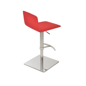 Soho Concept Corona Piston Barstools & Counterstools - Stylish Adjustable Heights, Durable Upholstery & 10-year Guarantee Red  Soho-concept-dining-chair-10861