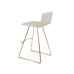 Soho Concept Corona Upholstered Barstools & Counterstools - Stylish Seating In Durable Fabrics With 10-year Guarantee Gold,White  Soho-concept-dining-chair-10883