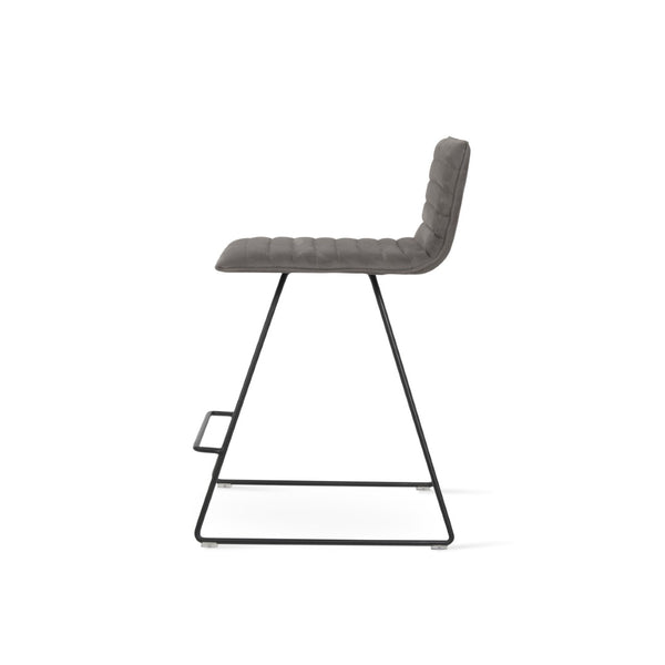 Soho Concept Corona Upholstered Barstools & Counterstools - Stylish Seating In Durable Fabrics With 10-year Guarantee Black,Grey  Soho-concept-dining-chair-07577