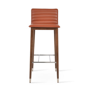 Soho Concept Corona Wood Barstools & Counterstools – Stylish Plywood Seats With Custom Upholstery Options Walnut  Soho-concept-dining-chair-10896