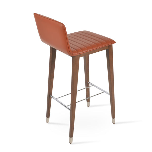 Soho Concept Corona Wood Barstools & Counterstools – Stylish Plywood Seats With Custom Upholstery Options Walnut  Soho-concept-dining-chair-07587
