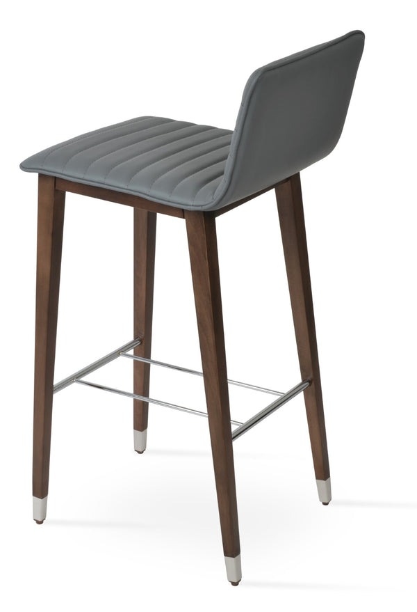 Soho Concept Corona Wood Barstools & Counterstools – Stylish Plywood Seats With Custom Upholstery Options Grey,Walnut  Soho-concept-dining-chair-10897
