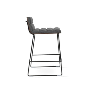 Soho Concept Corona Wire Barstools & Counterstools - Stylish Comfort Upholstery, 10-year Guarantee, Modern Design Black,Walnut,Dark Grey  Soho-concept-dining-chair-10803