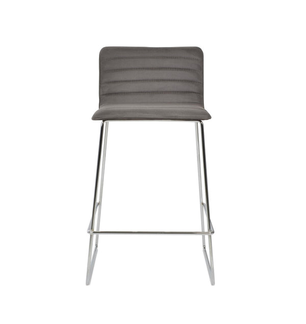 Soho Concept Corona Barstools & Counterstools - Stylish Wire Back Design, Plush Upholstery, 10-year Guarantee! Chrome,Grey  Soho-concept-dining-chair-10801