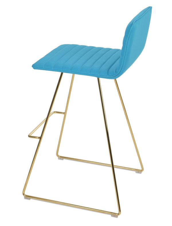 Soho Concept Corona Upholstered Barstools & Counterstools - Stylish Seating In Durable Fabrics With 10-year Guarantee Gold,Turquoise  Soho-concept-dining-chair-10806